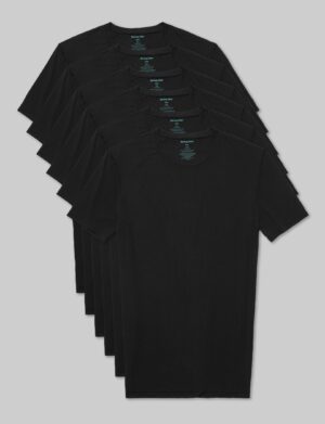 Second Skin Crew Neck Stay-Tucked Undershirt (6-Pack)