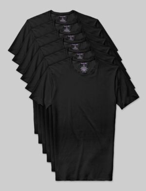 Cool Cotton Crew Neck Stay-Tucked Undershirt (6-Pack)