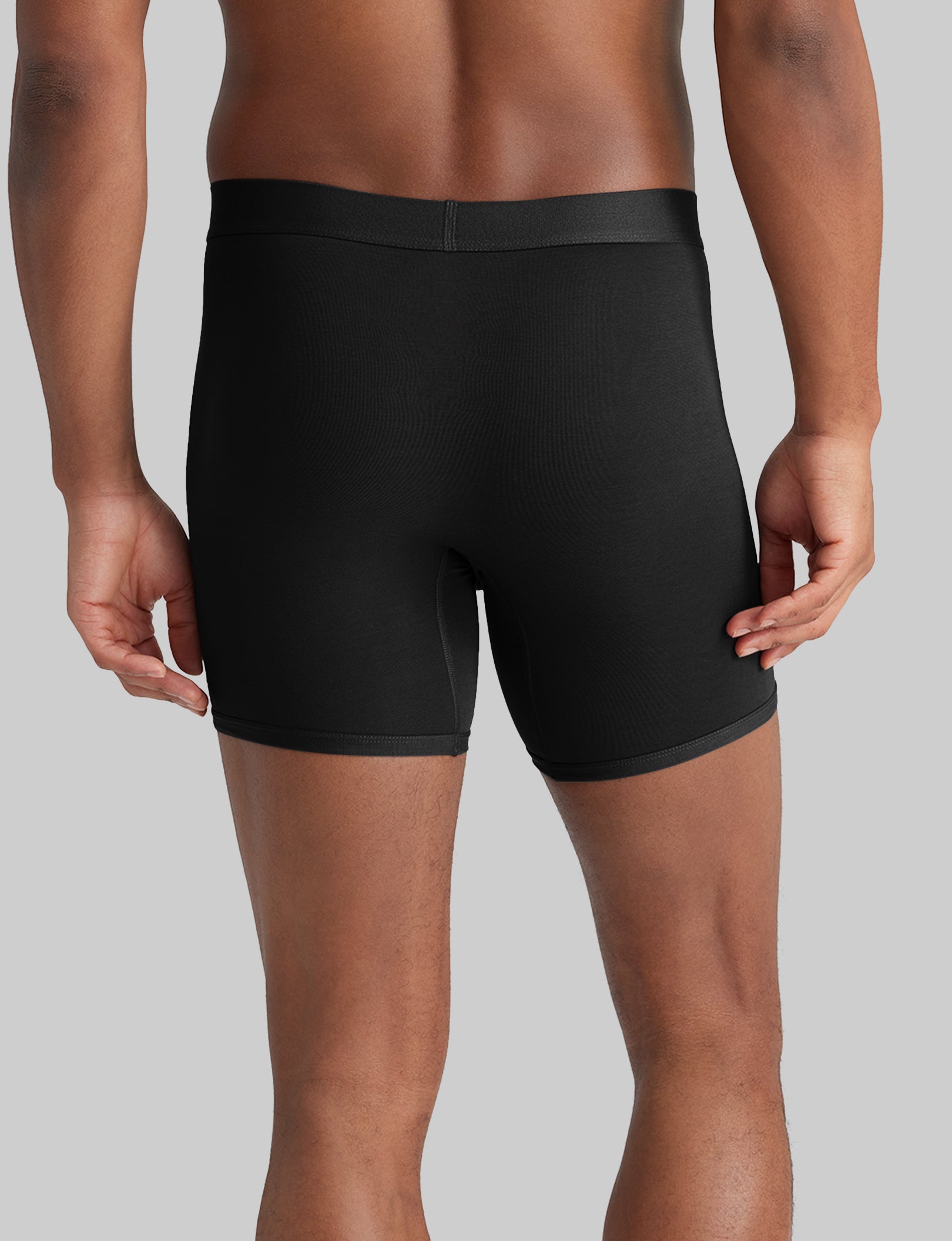 Cool Cotton Mid-Length Boxer Brief 6" - Image 3