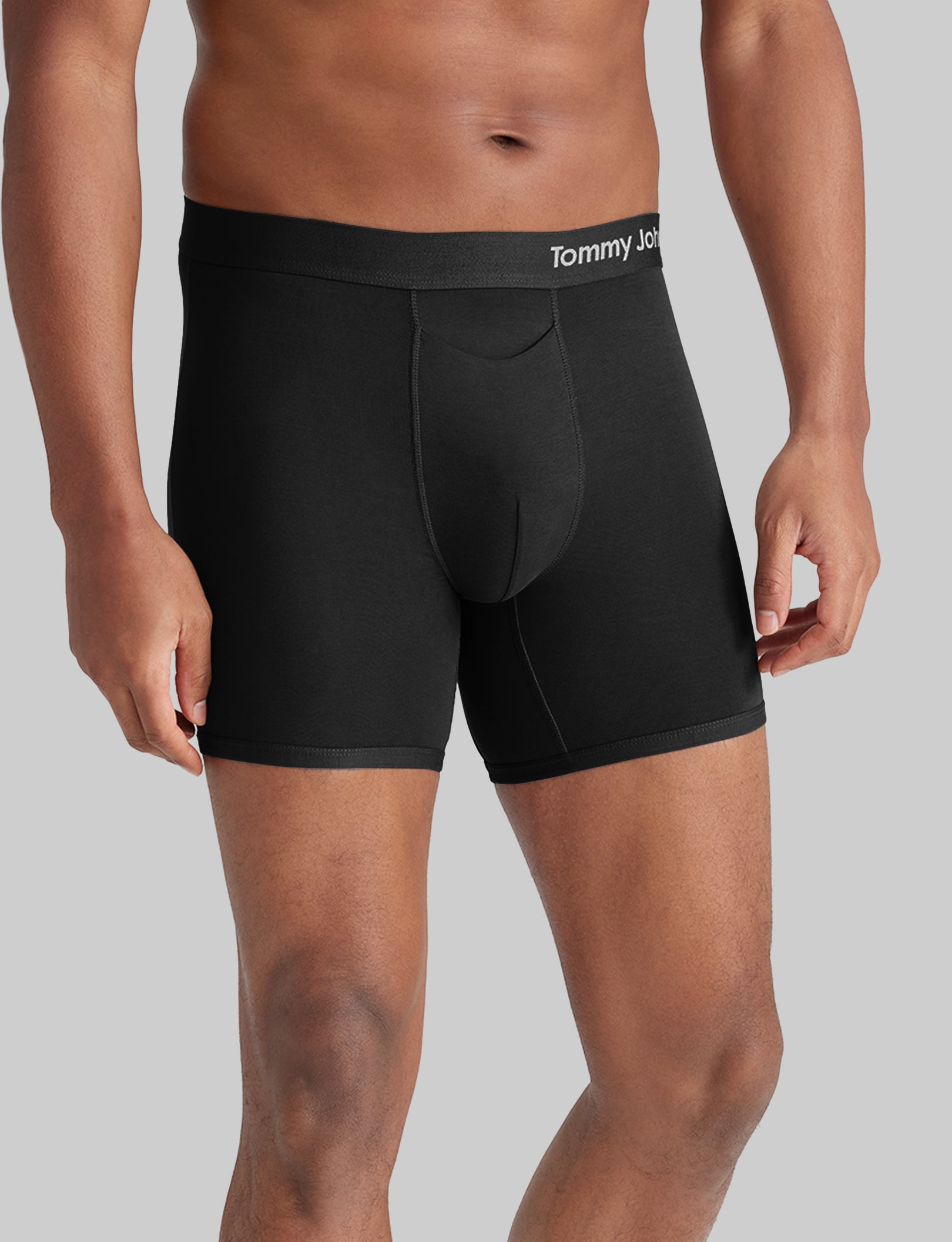 Cool Cotton Mid-Length Boxer Brief 6" - Image 2