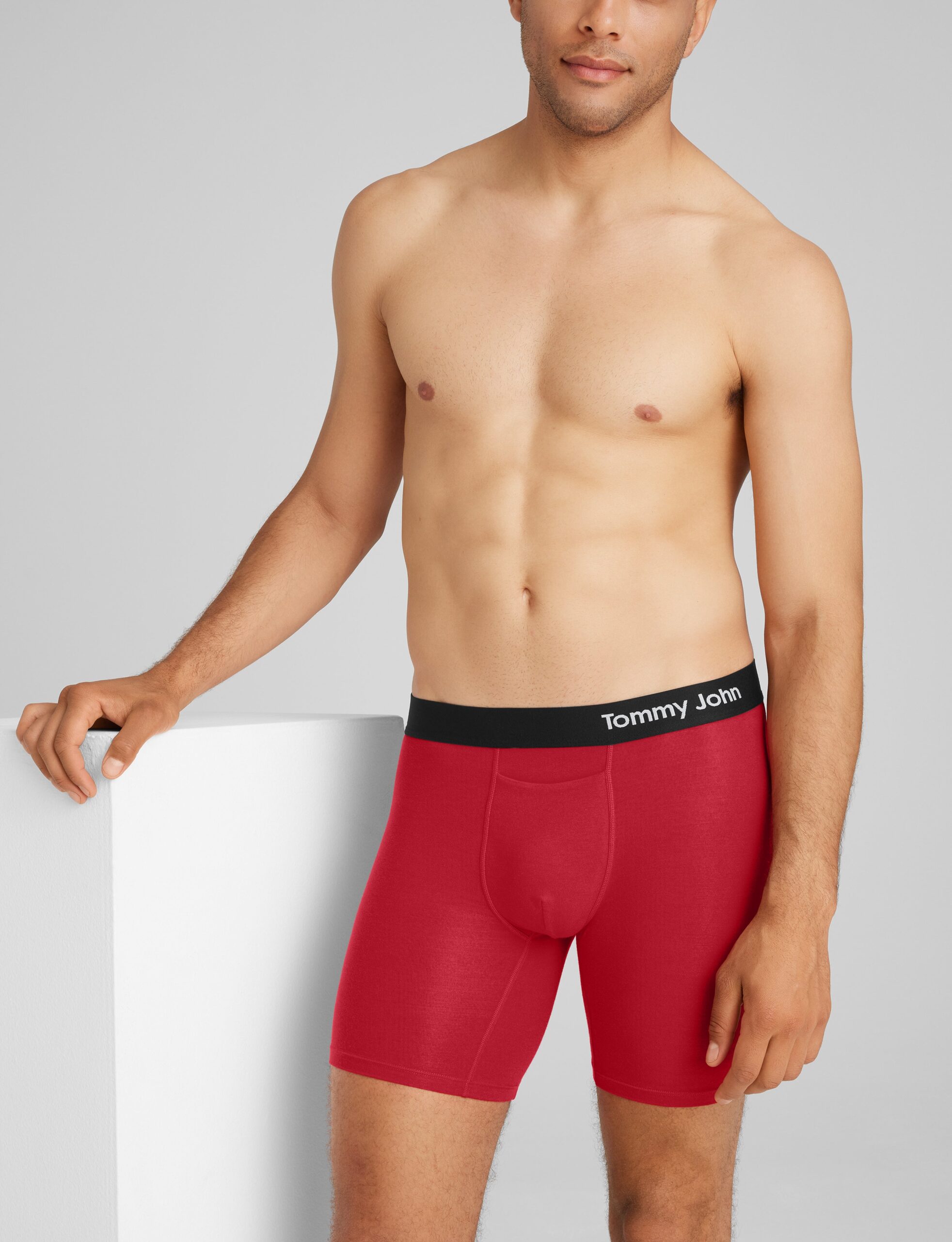 Cool Cotton Mid-Length Boxer Brief 6" - Image 2
