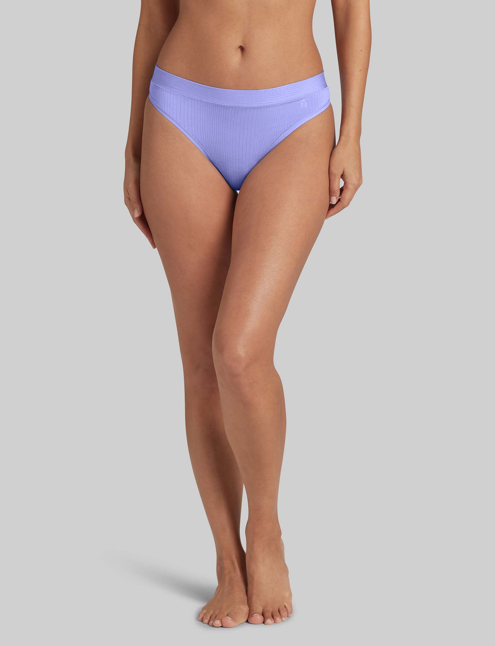 Women's Second Skin Luxe Rib Thong - Image 3