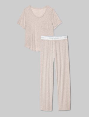 Women's Second Skin Sleep Pocket Tee & Pant Set