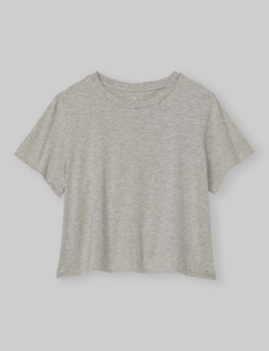 Women's Second Skin Not-Too-Cropped Crew Neck Tee