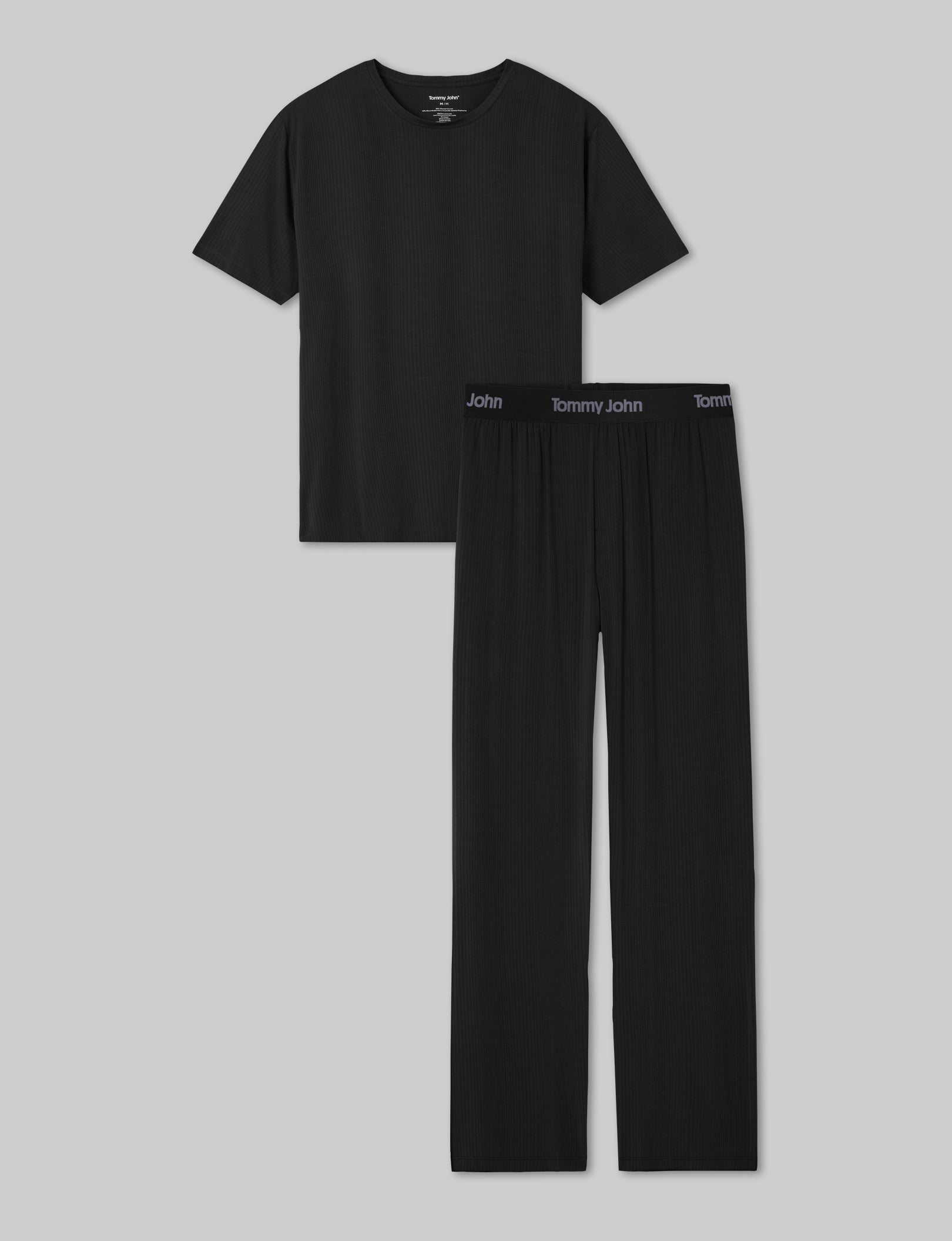 Second Skin Luxe Rib Sleep Tee & Pant Set
