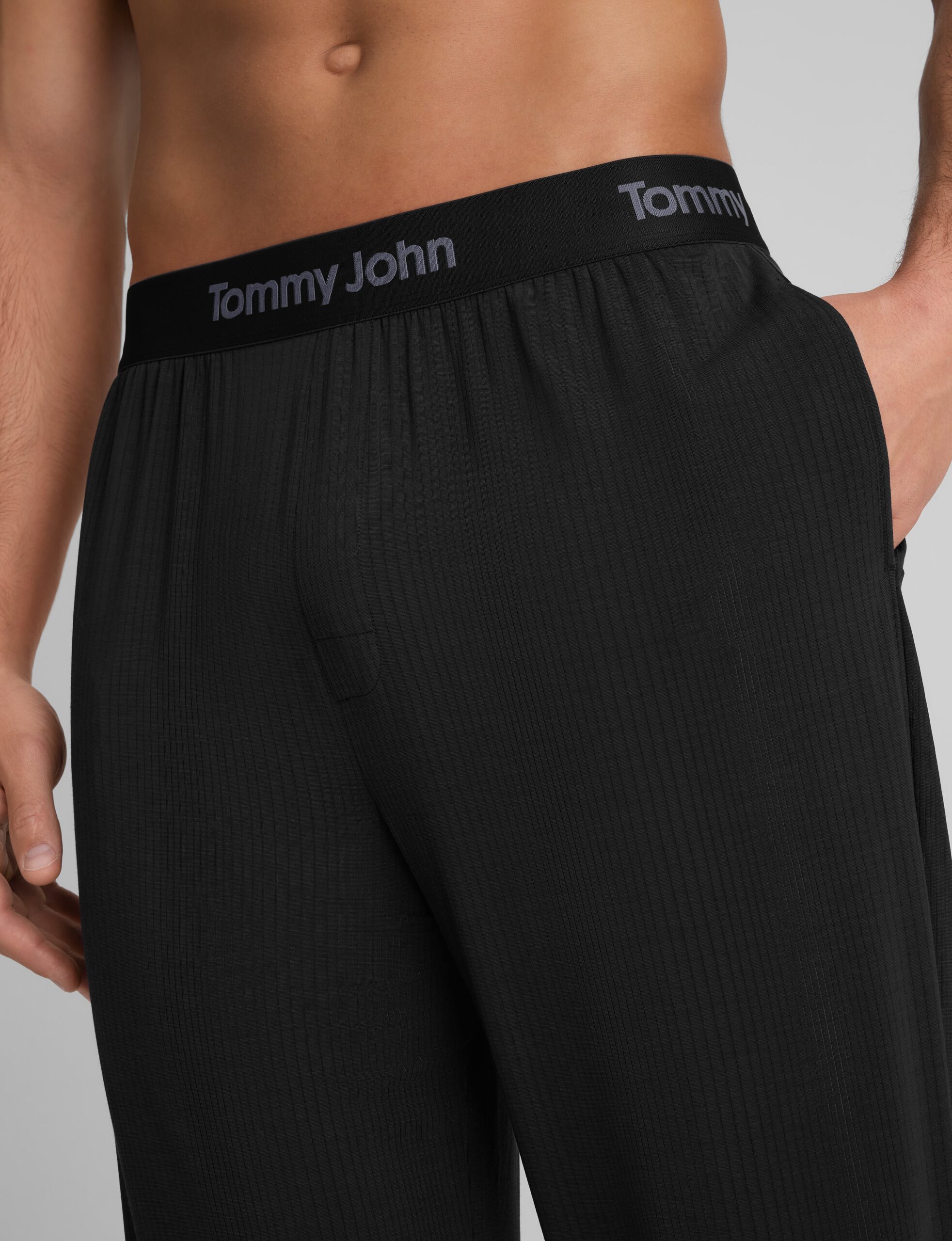 Second Skin Luxe Rib Sleep Tee & Pant Set - Image 4