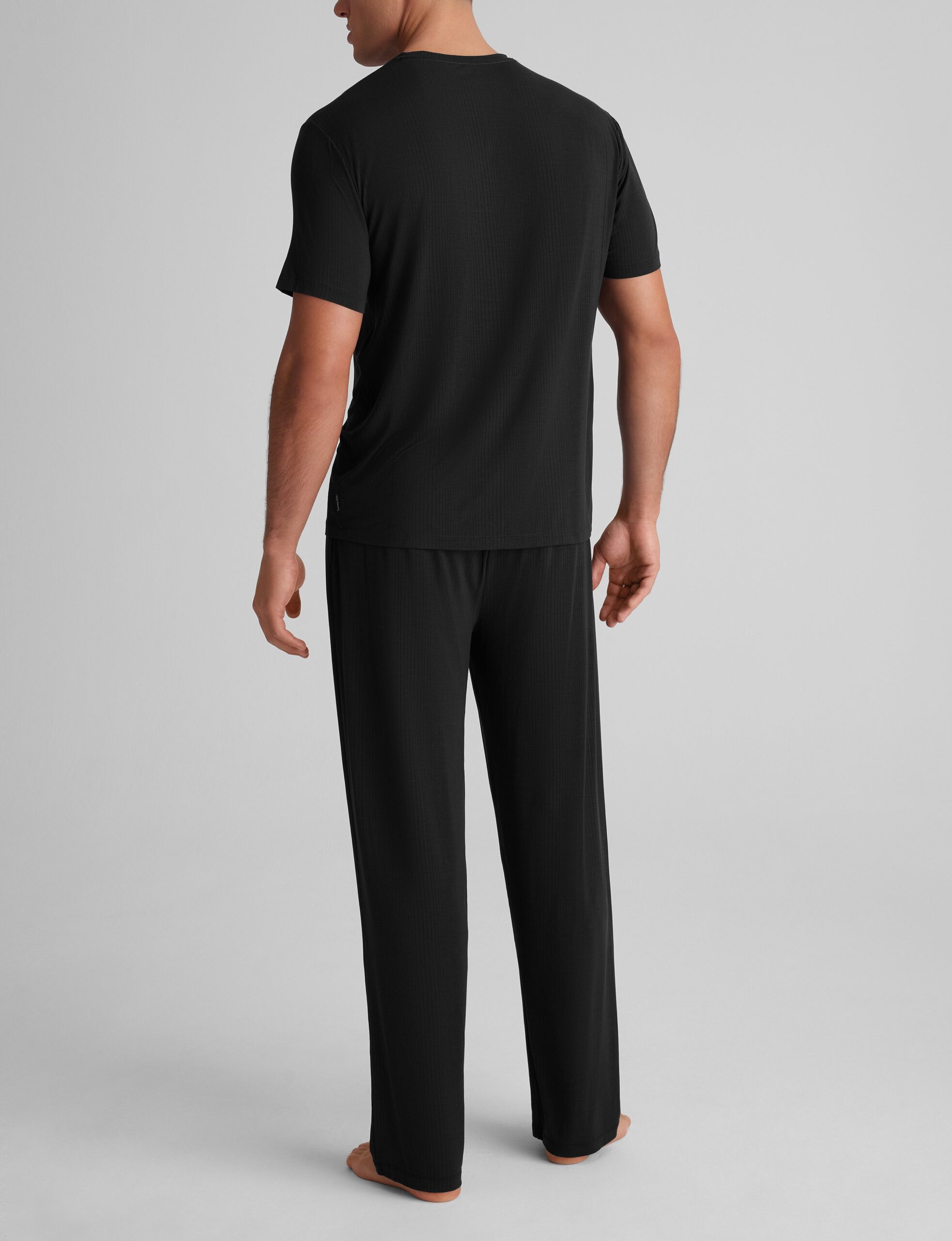 Second Skin Luxe Rib Sleep Tee & Pant Set - Image 3